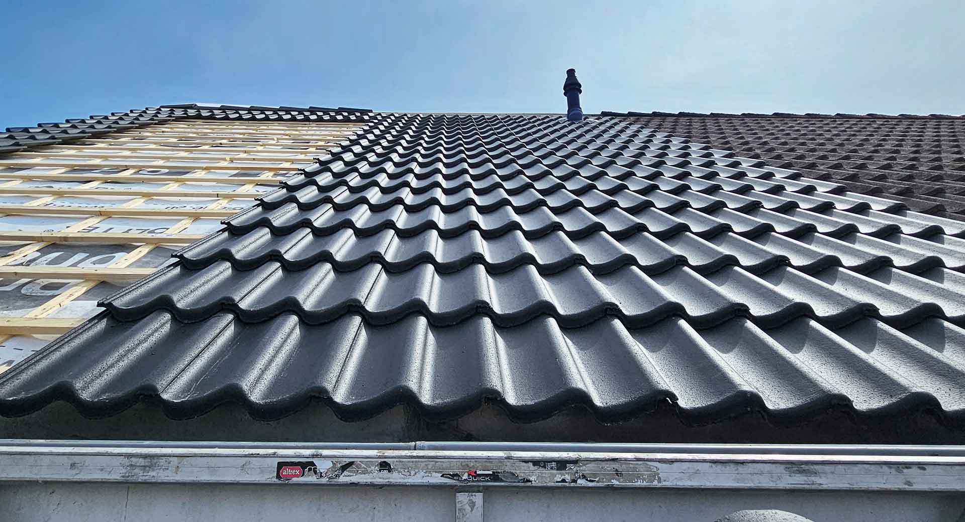 Schuindak renovatie