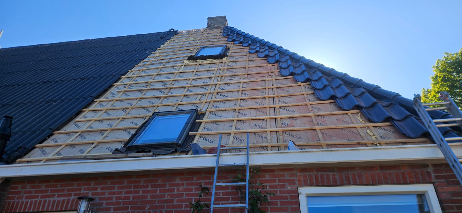 Team Dakdokter Noord aan het werk in Noord-Nederland